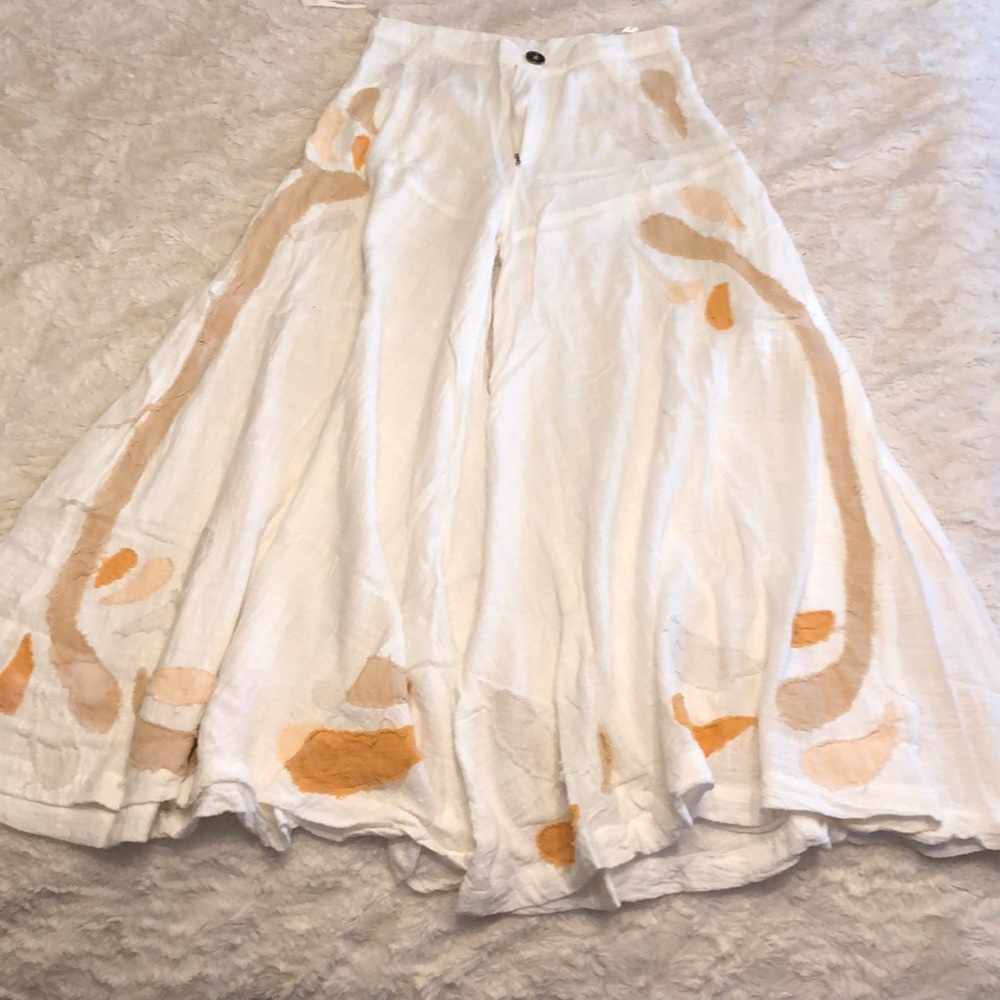 Free People super wide leg pants. Never worn
